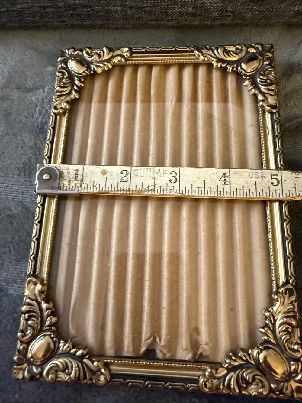 Vintage Gold Baroque Ornate Design scroll corners Photo Frame OSP